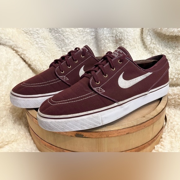 Nike Other - Nike Stefan Janoski Skater Maroon Sneakers Size 9